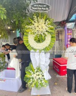 Vòng Hoa Viếng Đẹp Lan Thái Trắng Và Hồng Trắng Tinh Khiết